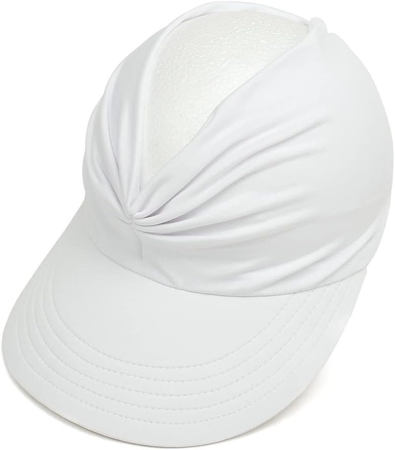 ZYAWP Sun Hat Women Sun Beach Visor Cap UV Protection with Wide Brim for Sports Beach Golf Hiking - Image 4